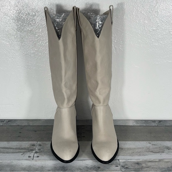 Jeffrey Campbell Women’s Blade 2 Western Boot - Ivory - Sz - 10 - Picture 3 of 15